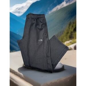 The North Face Sweatpants Men XL Gray Open Leg Pockets Drawstrings Gym/Casual